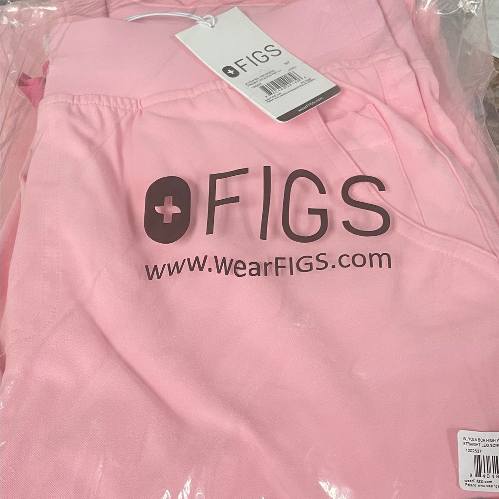 Figs Blush Pink Scrub Pants
